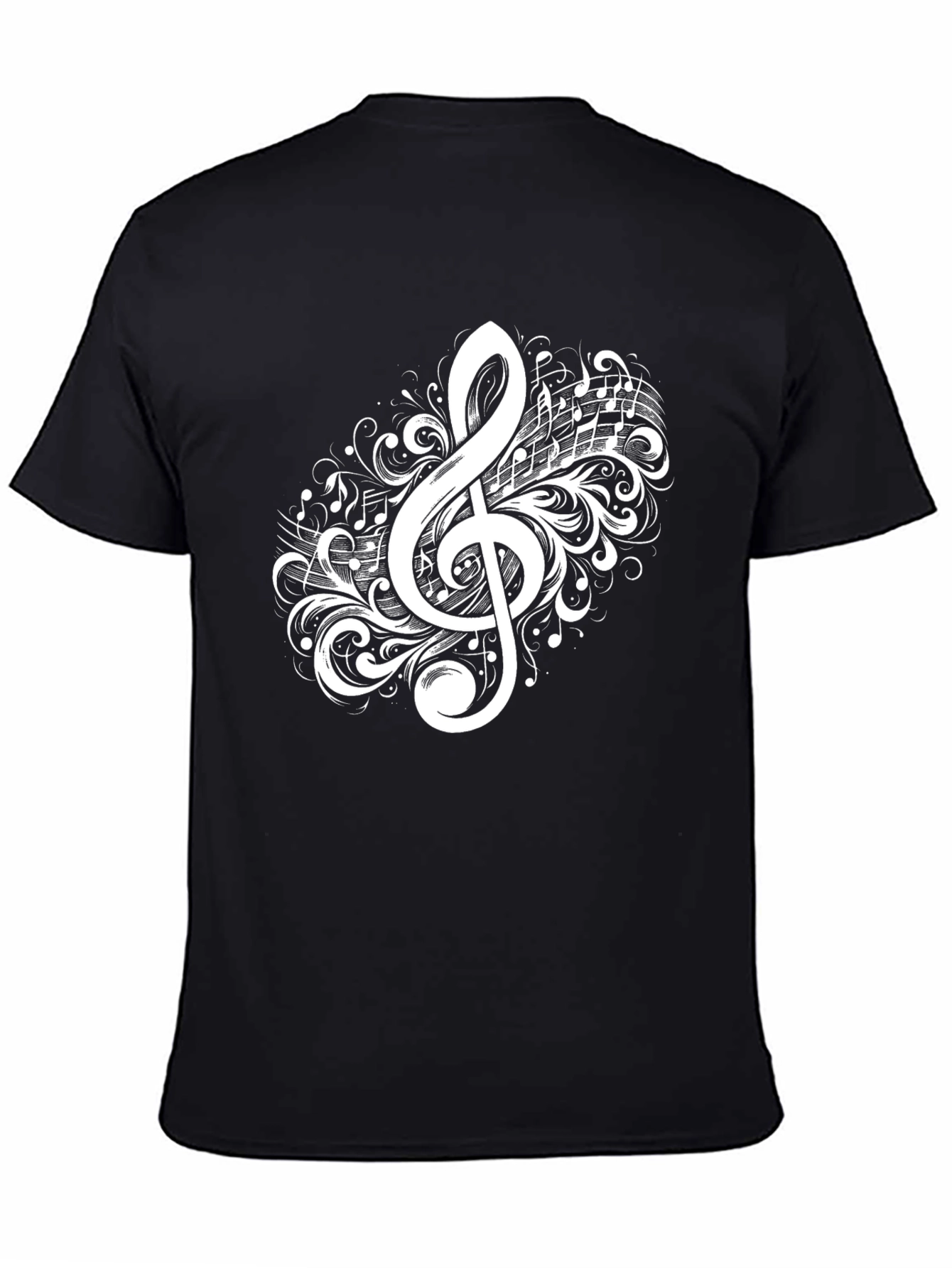 Music Lovers Treble Clef Graphic Tee