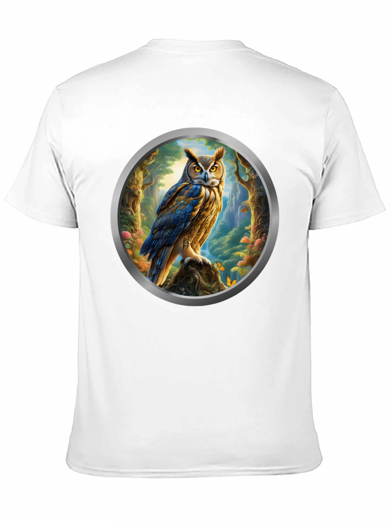 Owl Forest Portal Graphic Tee