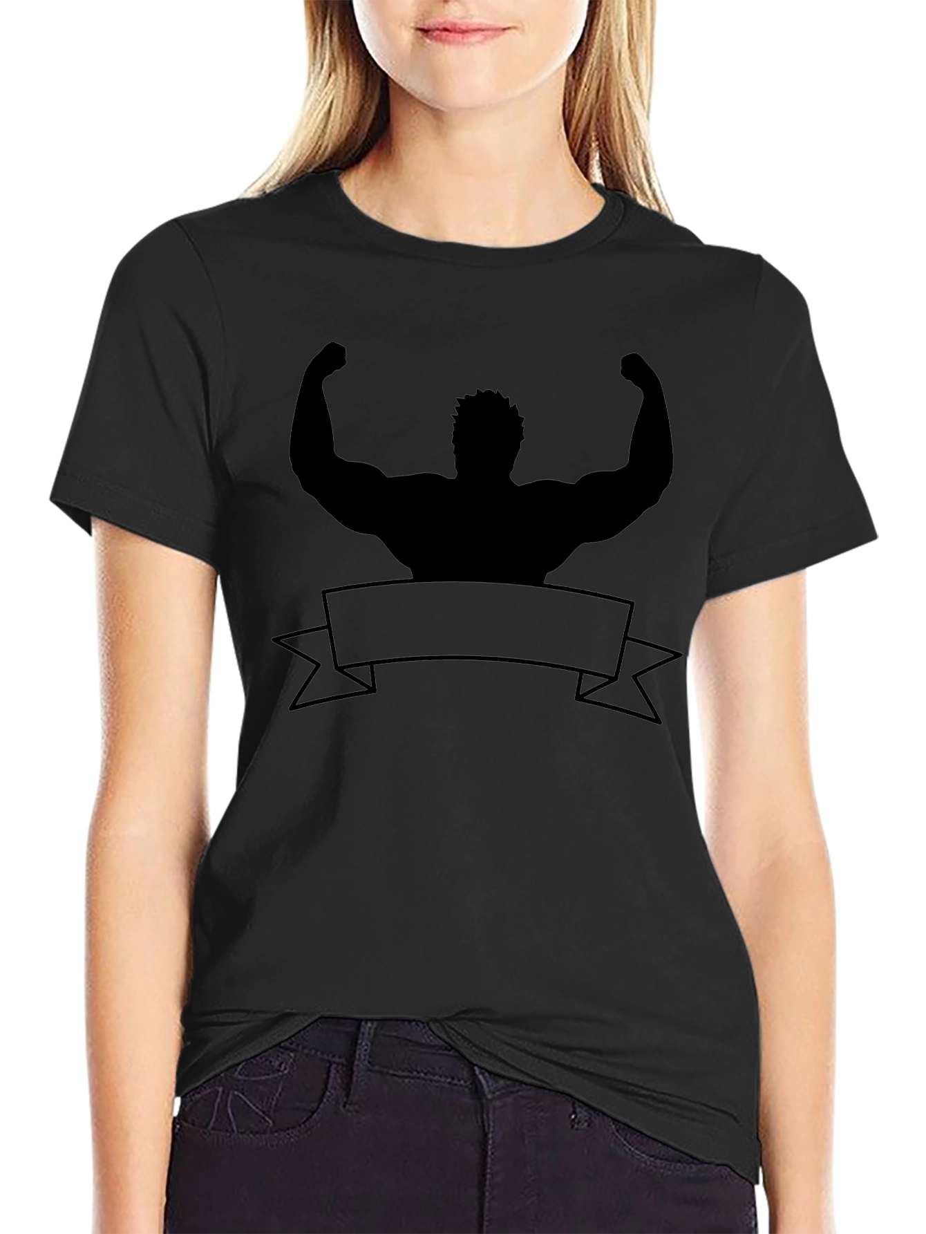 Muscle Man Silhouette T-Shirt