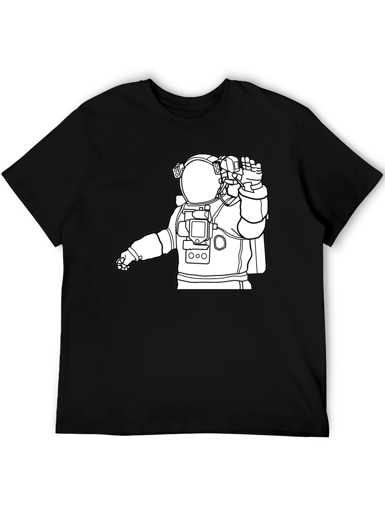 Astronaut Graphic Tee - Cool Space Design