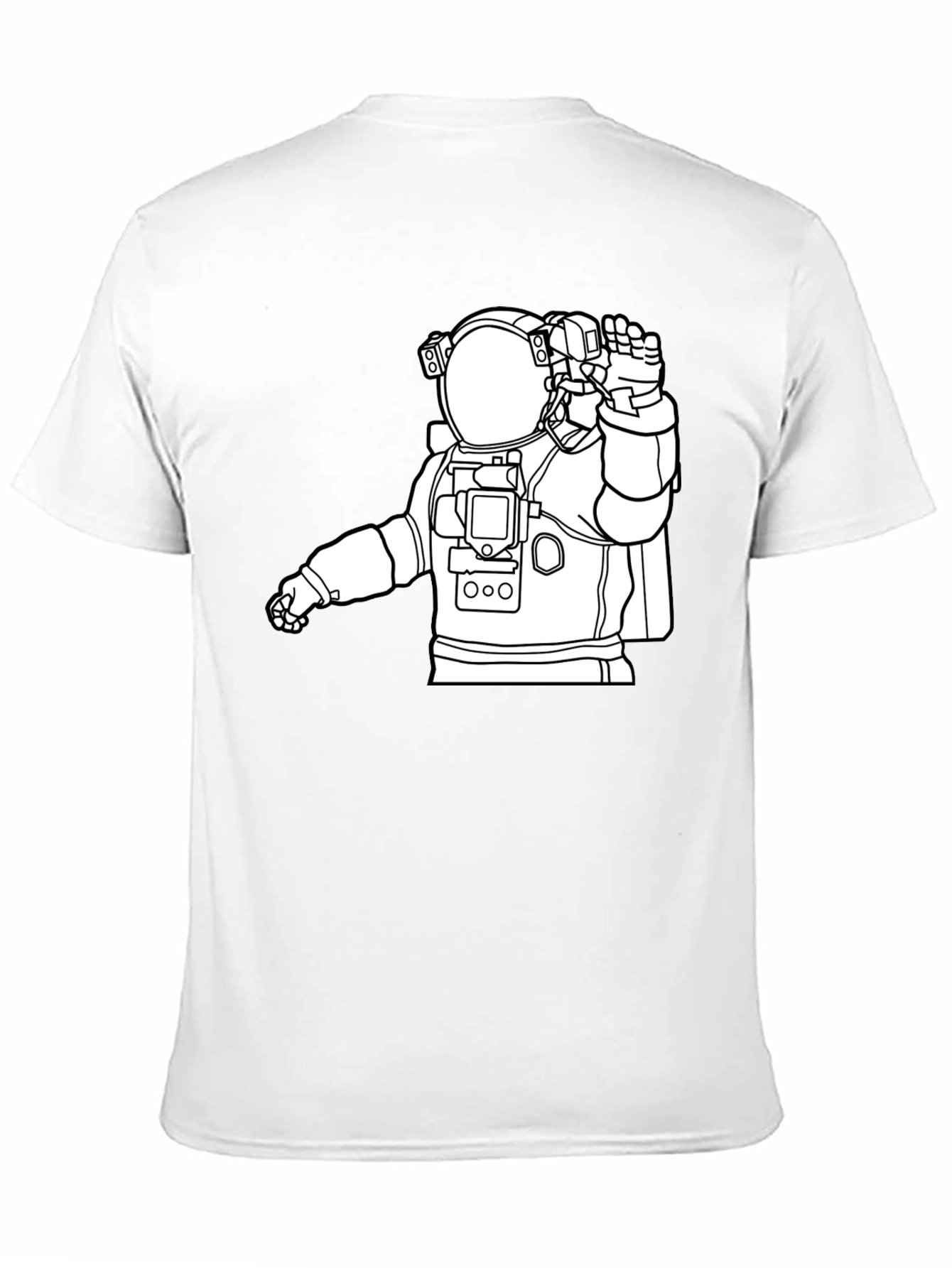 Astronaut Graphic Tee - Cool Space Design