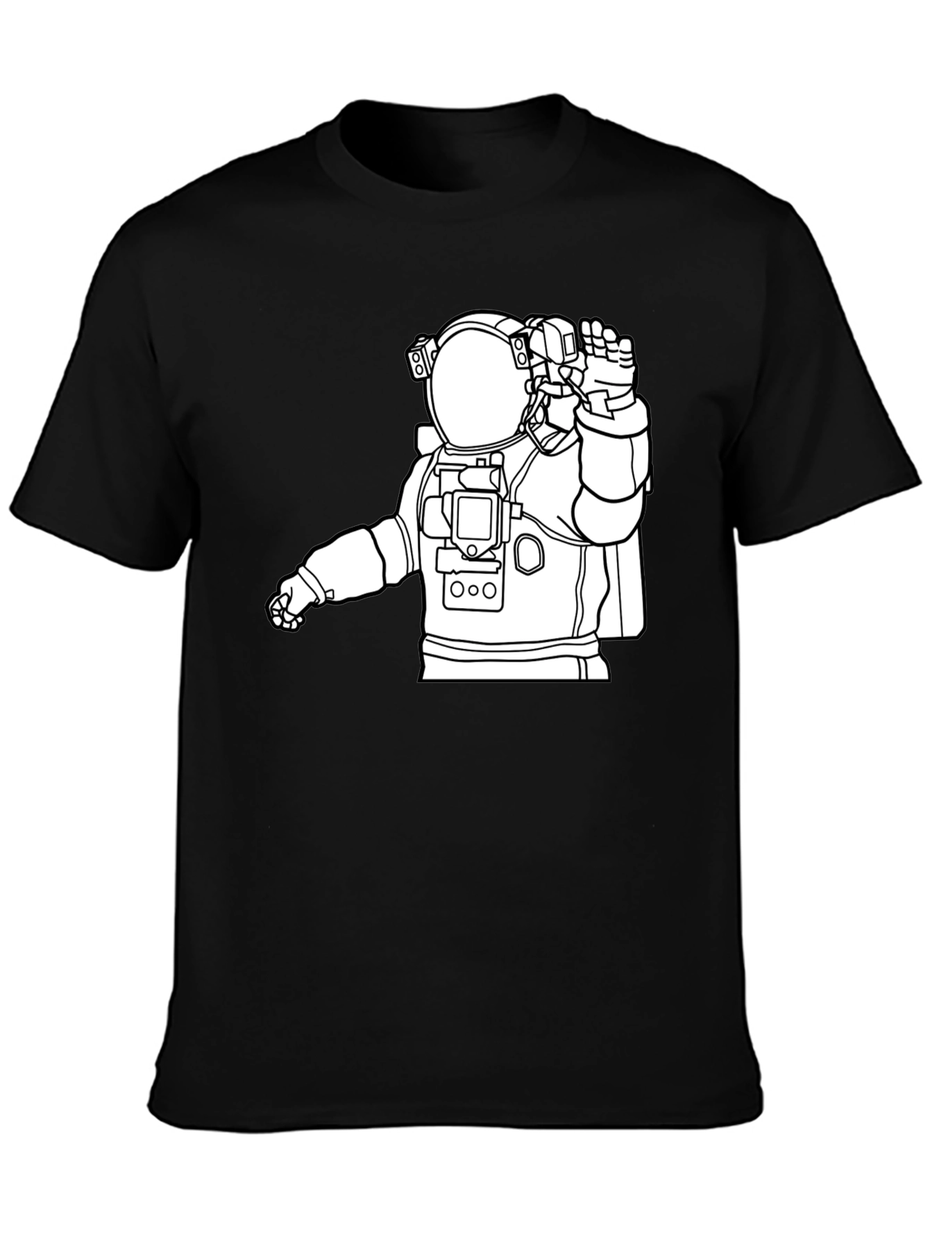 Astronaut Graphic Tee - Cool Space Design