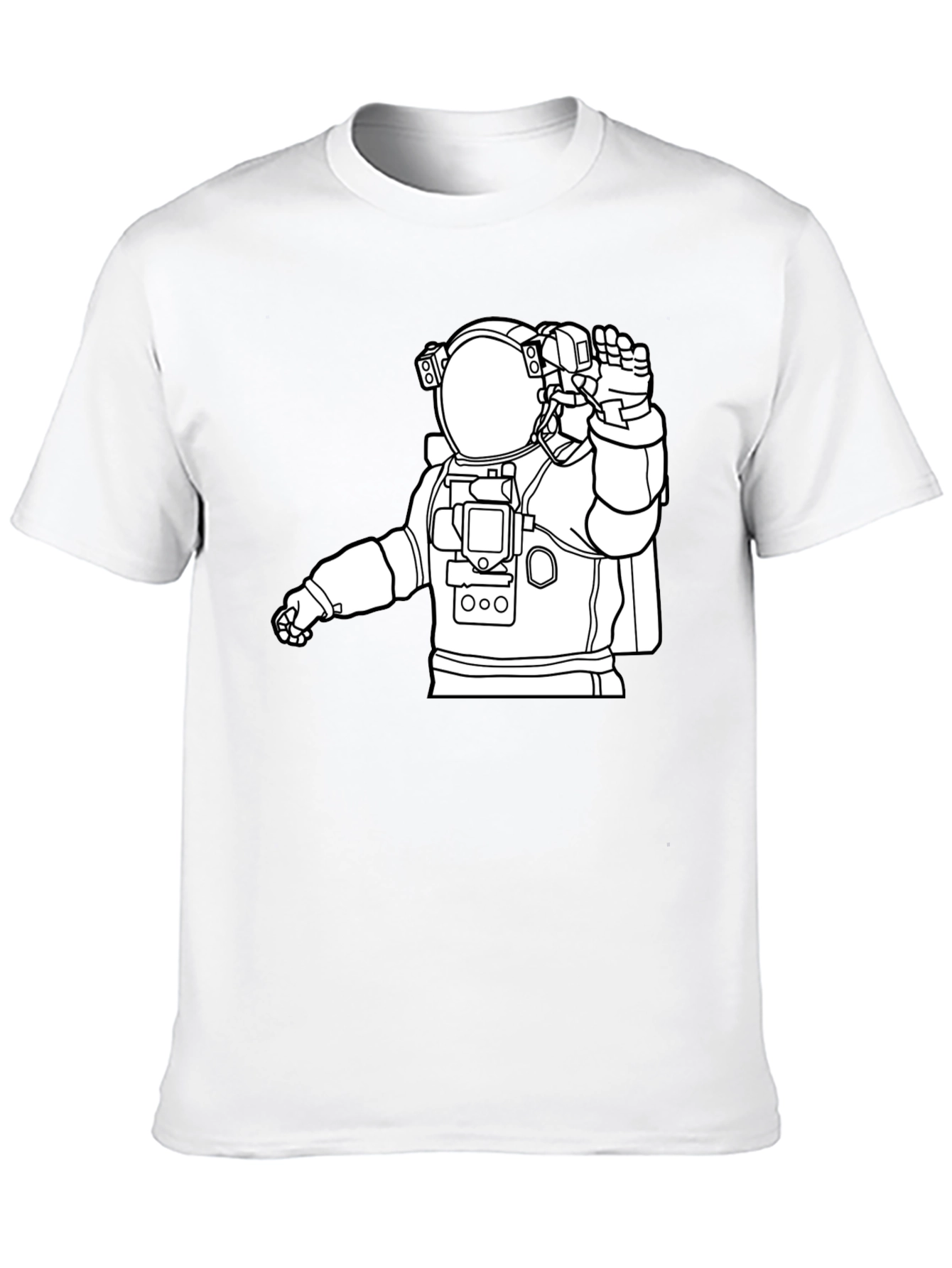 Astronaut Graphic Tee - Cool Space Design