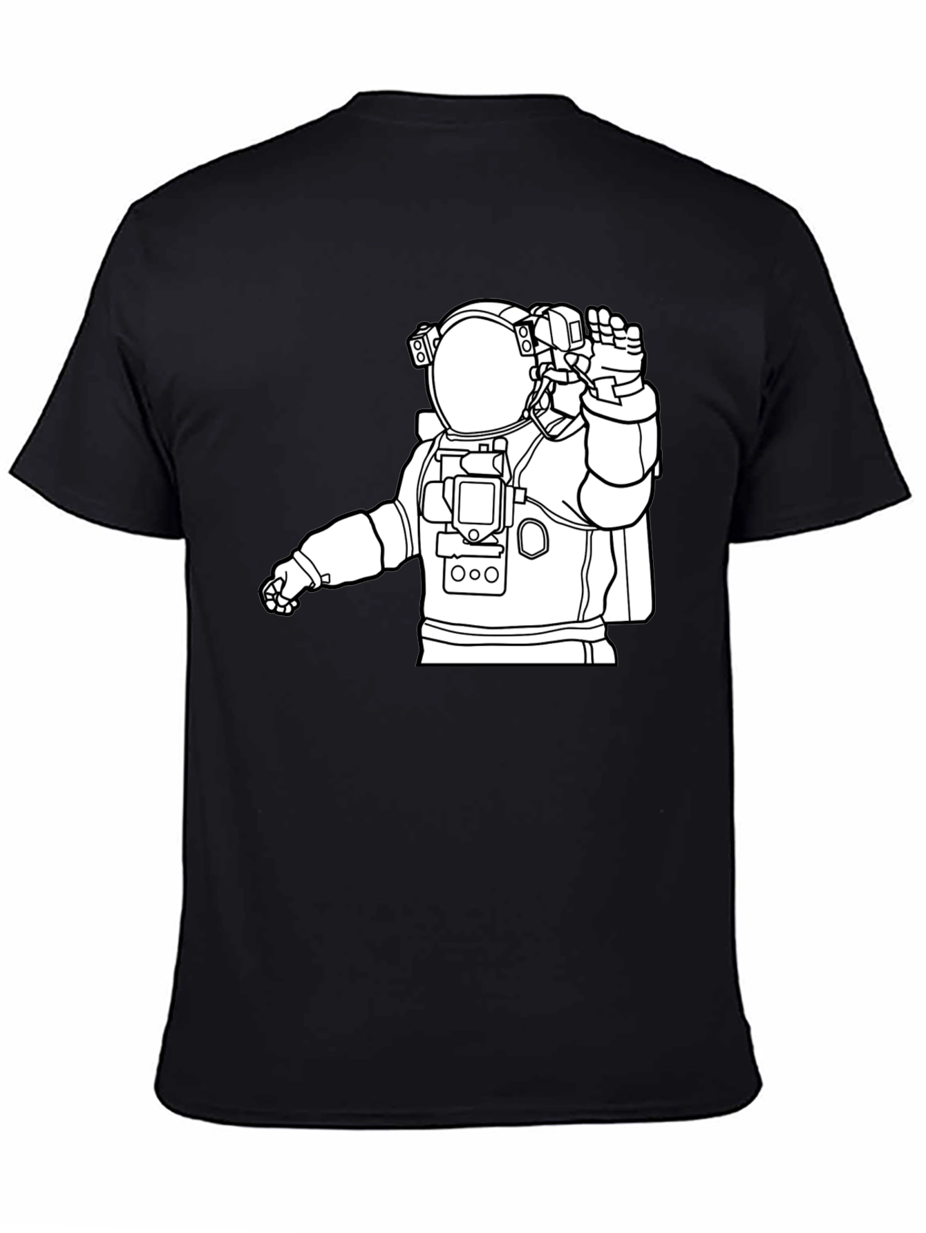 Astronaut Graphic Tee - Cool Space Design
