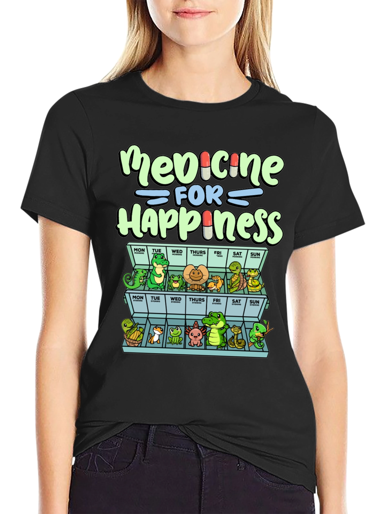 Medicine for Happiness Reptile T-Shirt