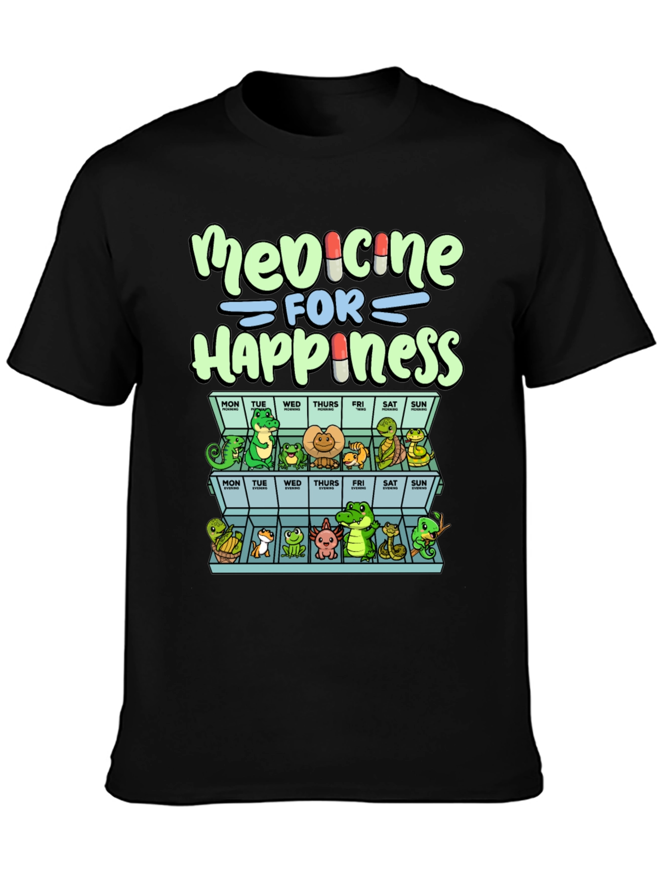 Medicine for Happiness Reptile T-Shirt
