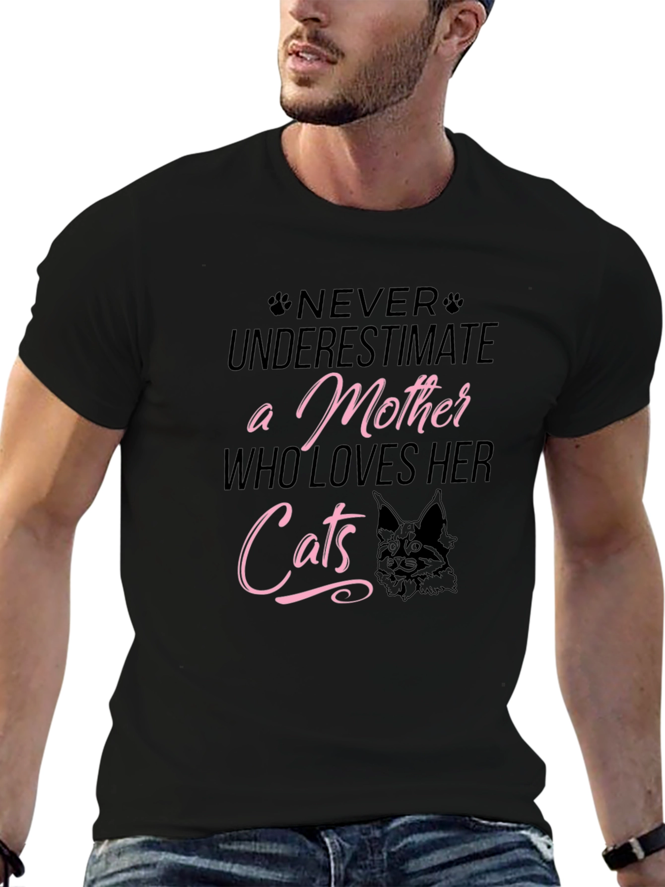 Never Underestimate a Mother Who Loves Her Cats T-Shirt