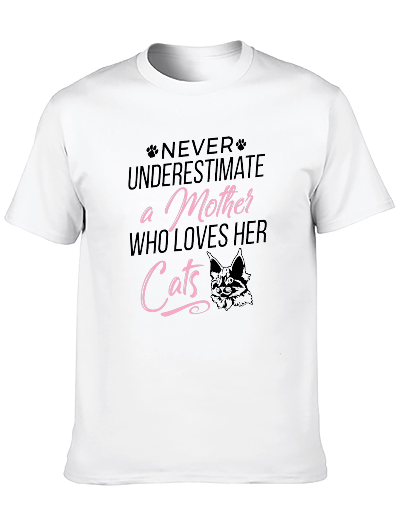 Never Underestimate a Mother Who Loves Her Cats T-Shirt