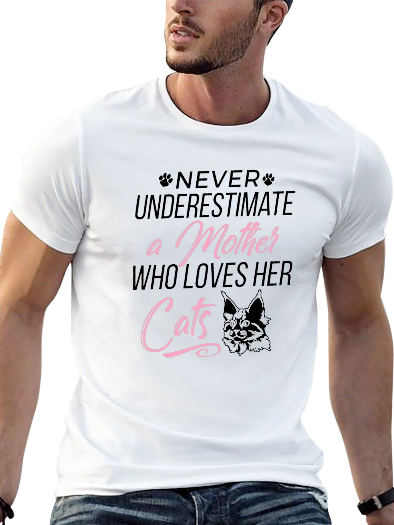Never Underestimate a Mother Who Loves Her Cats T-Shirt