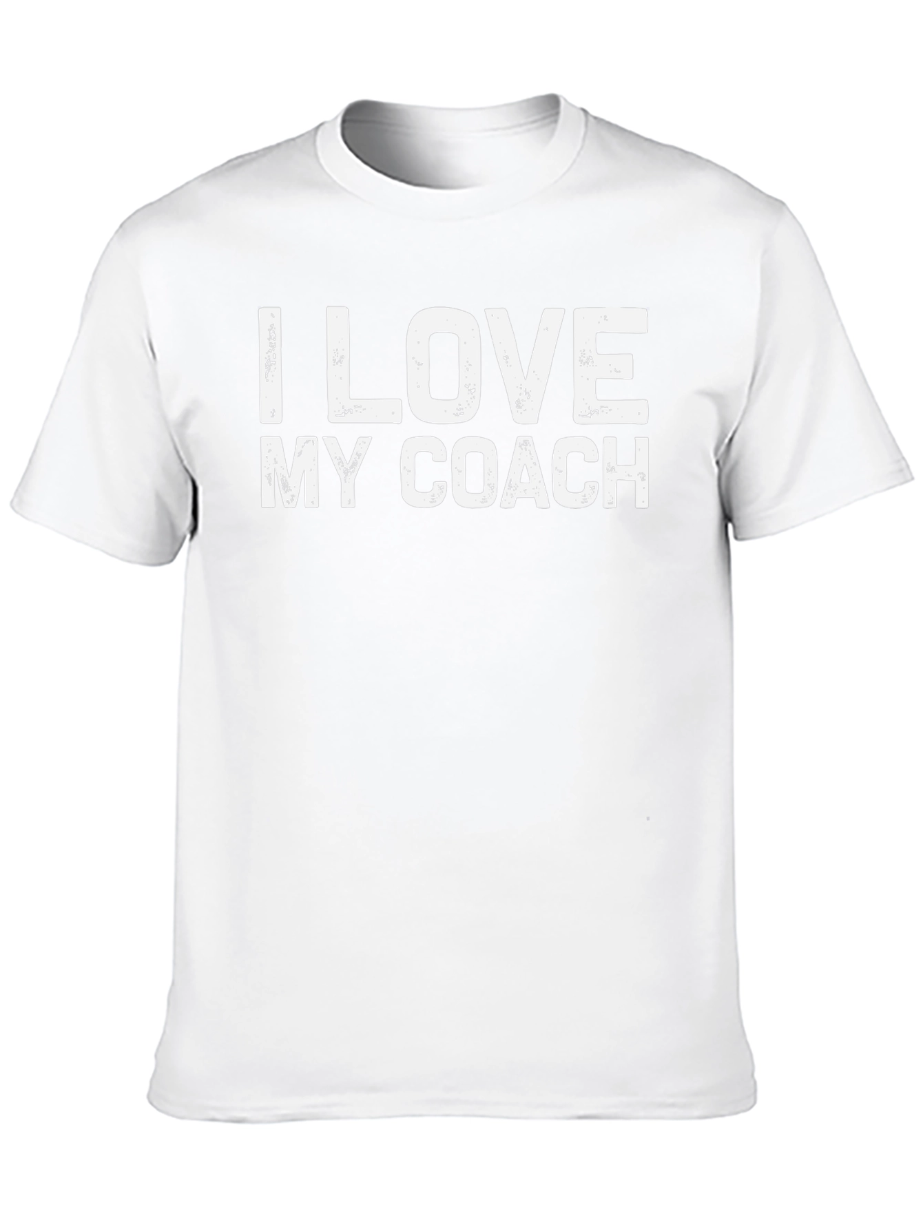 I Love My Coach Black T-Shirt