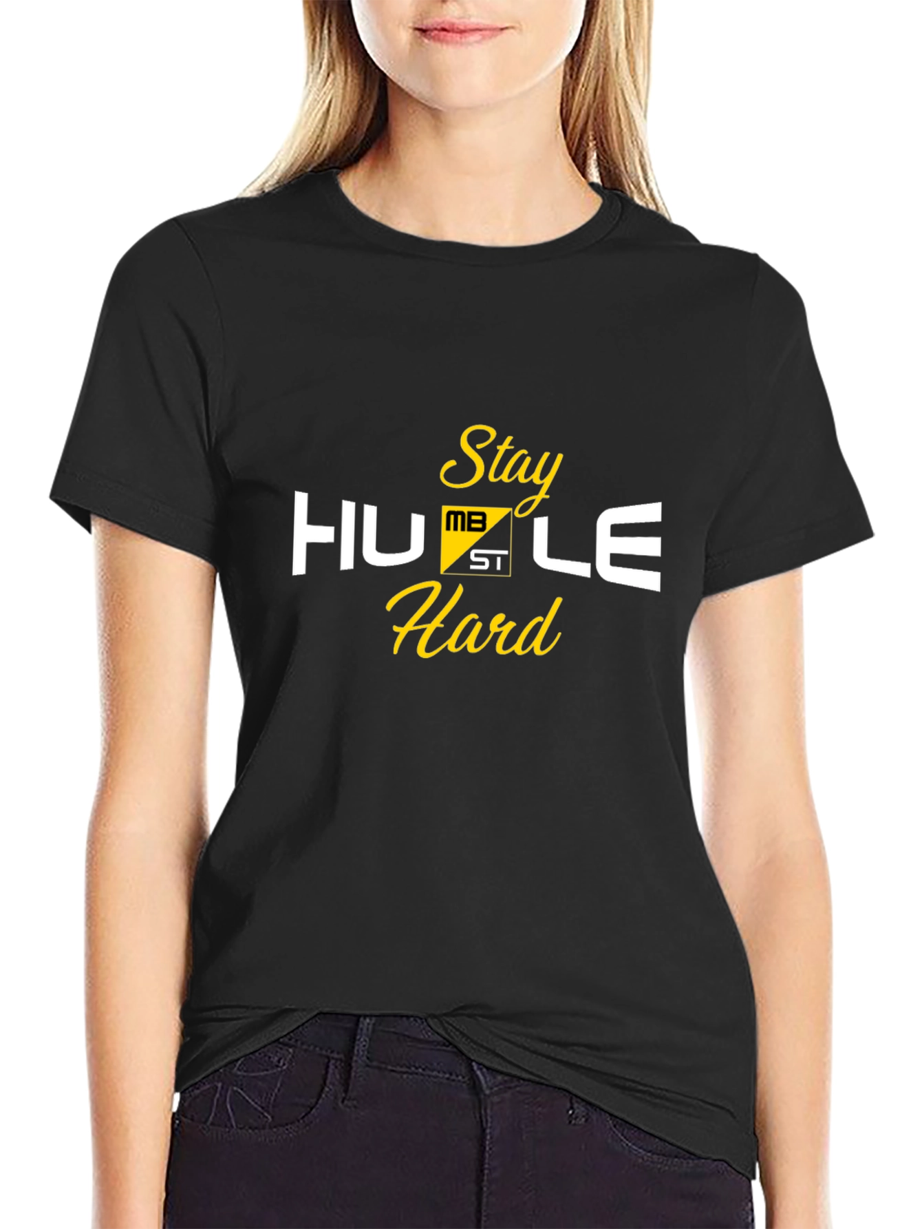 Stay Humble Hard T-Shirt - Black
