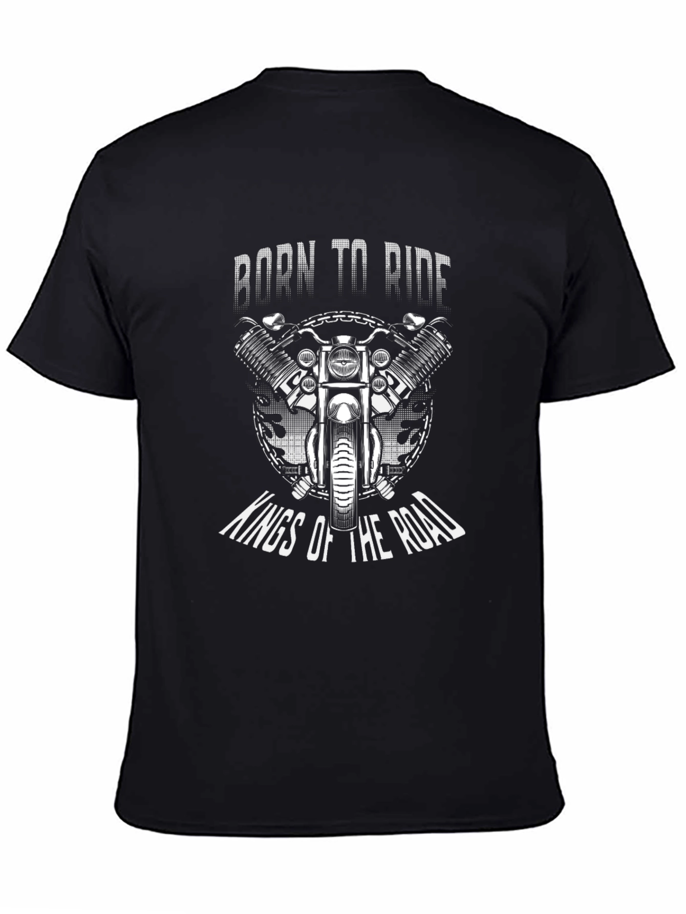 Born to Ride Motorcycle Graphic Tee