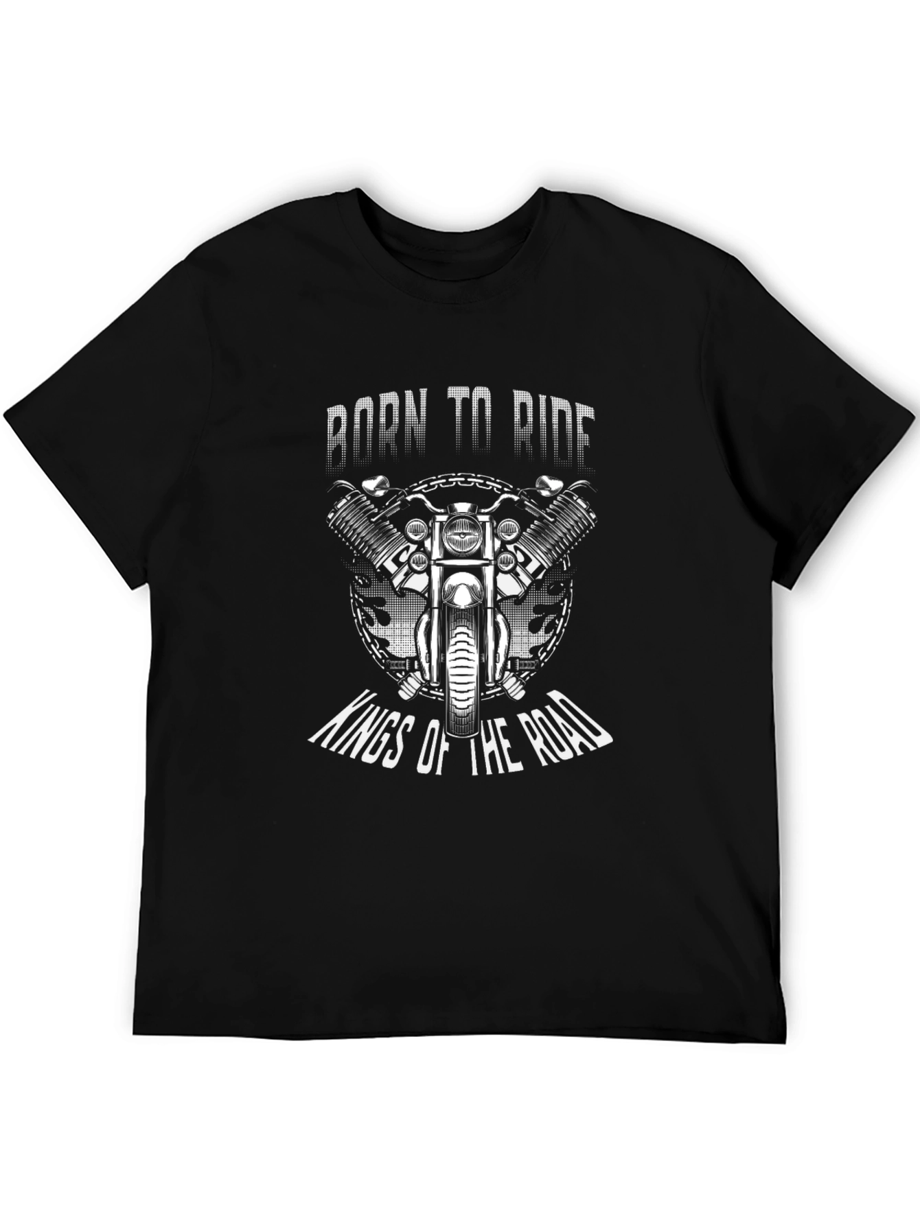Born to Ride Motorcycle Graphic Tee