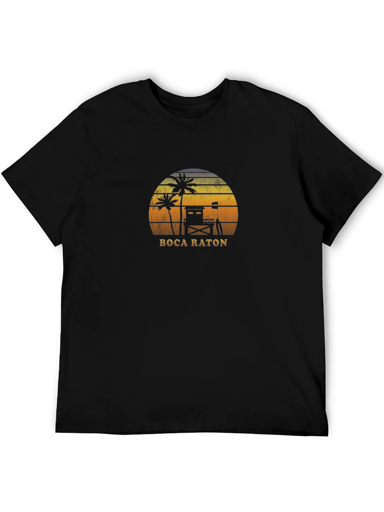 Boca Raton Graphic Tee - Beach Sunset T-Shirt