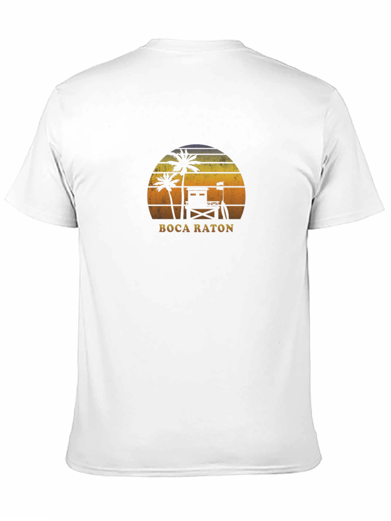 Boca Raton Graphic Tee - Beach Sunset T-Shirt