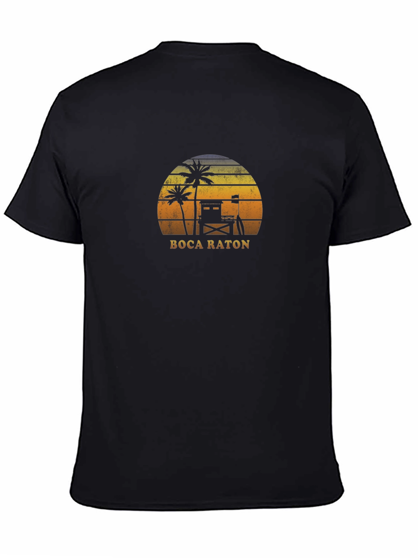 Boca Raton Graphic Tee - Beach Sunset T-Shirt