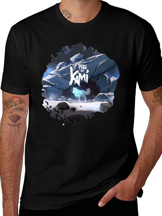 Path of Kami Graphic Tee - Mens Black T-Shirt