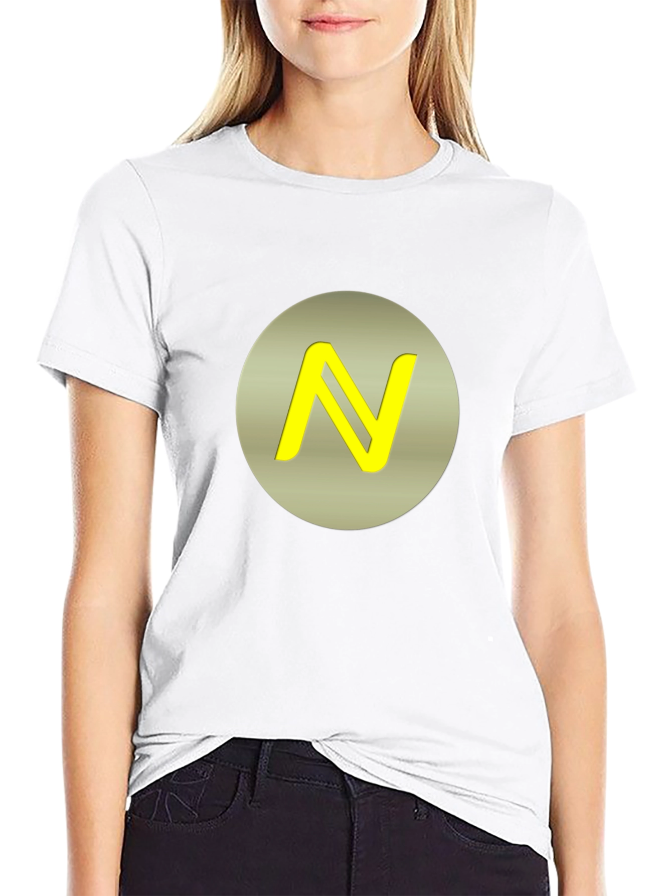 Abstract N Logo T-Shirt - Stylish Modern Design