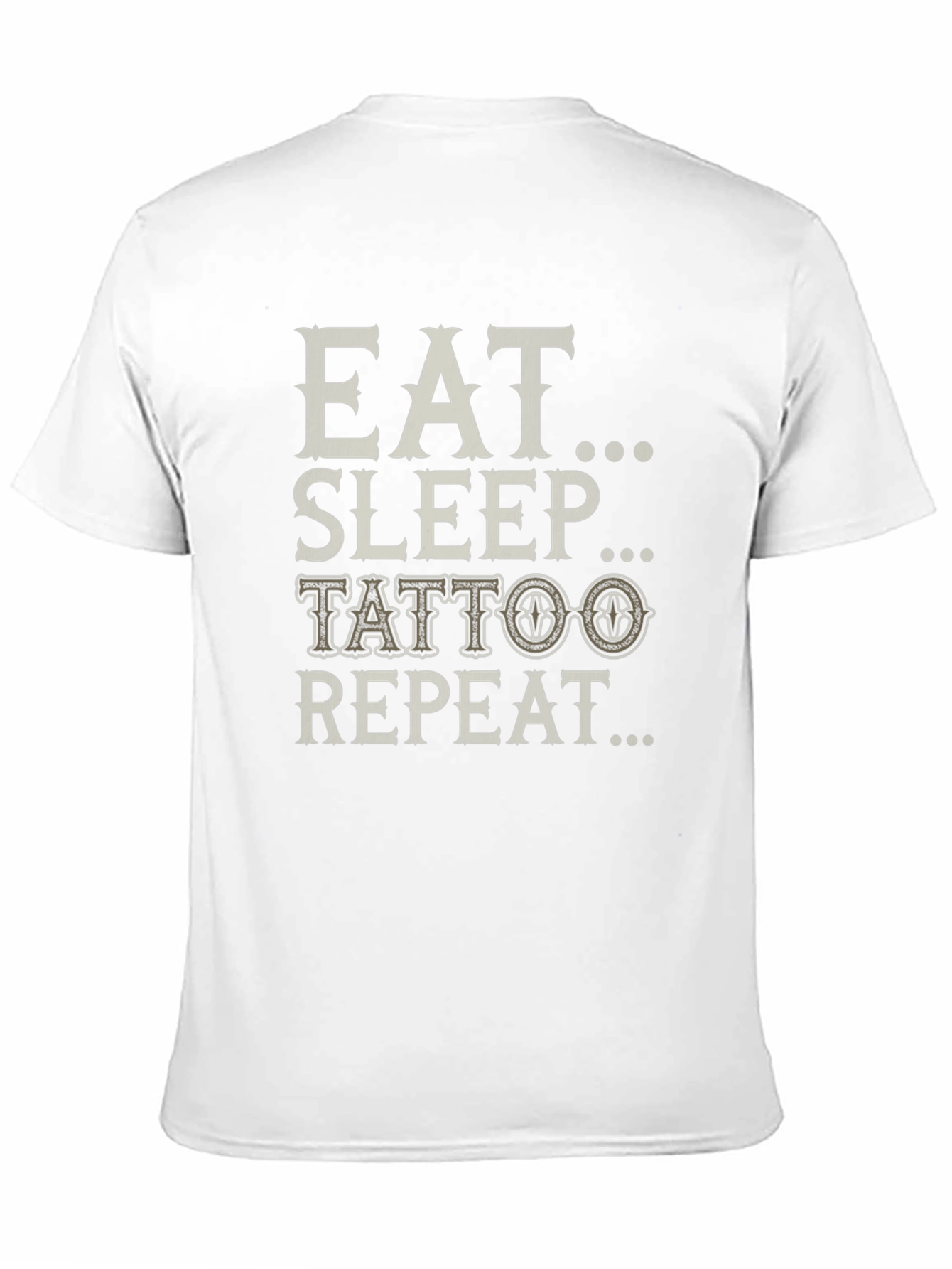 Eat Sleep Tattoo Repeat Graphic Tee