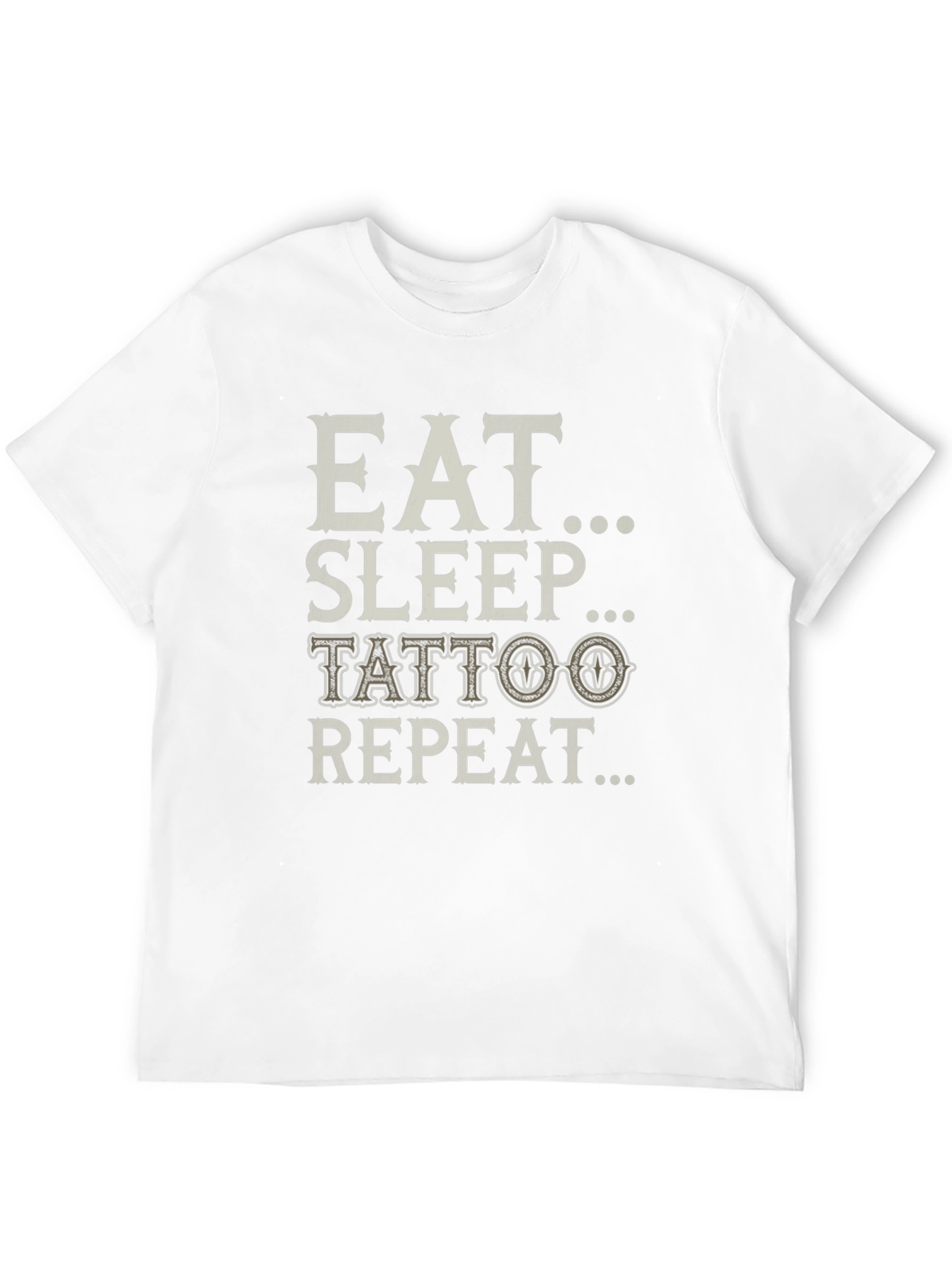 Eat Sleep Tattoo Repeat Graphic Tee