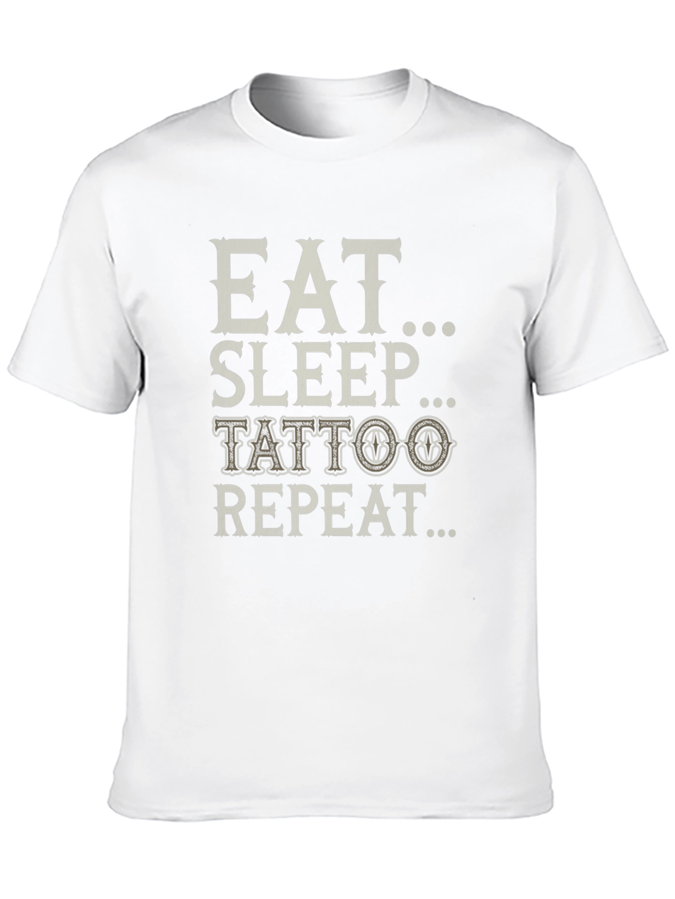 Eat Sleep Tattoo Repeat Graphic Tee