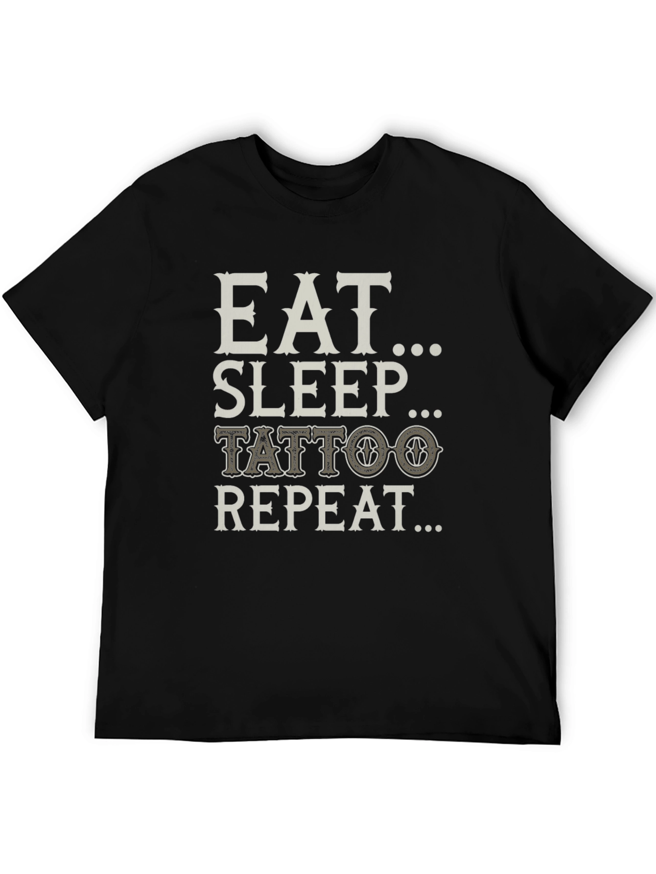 Eat Sleep Tattoo Repeat Graphic Tee
