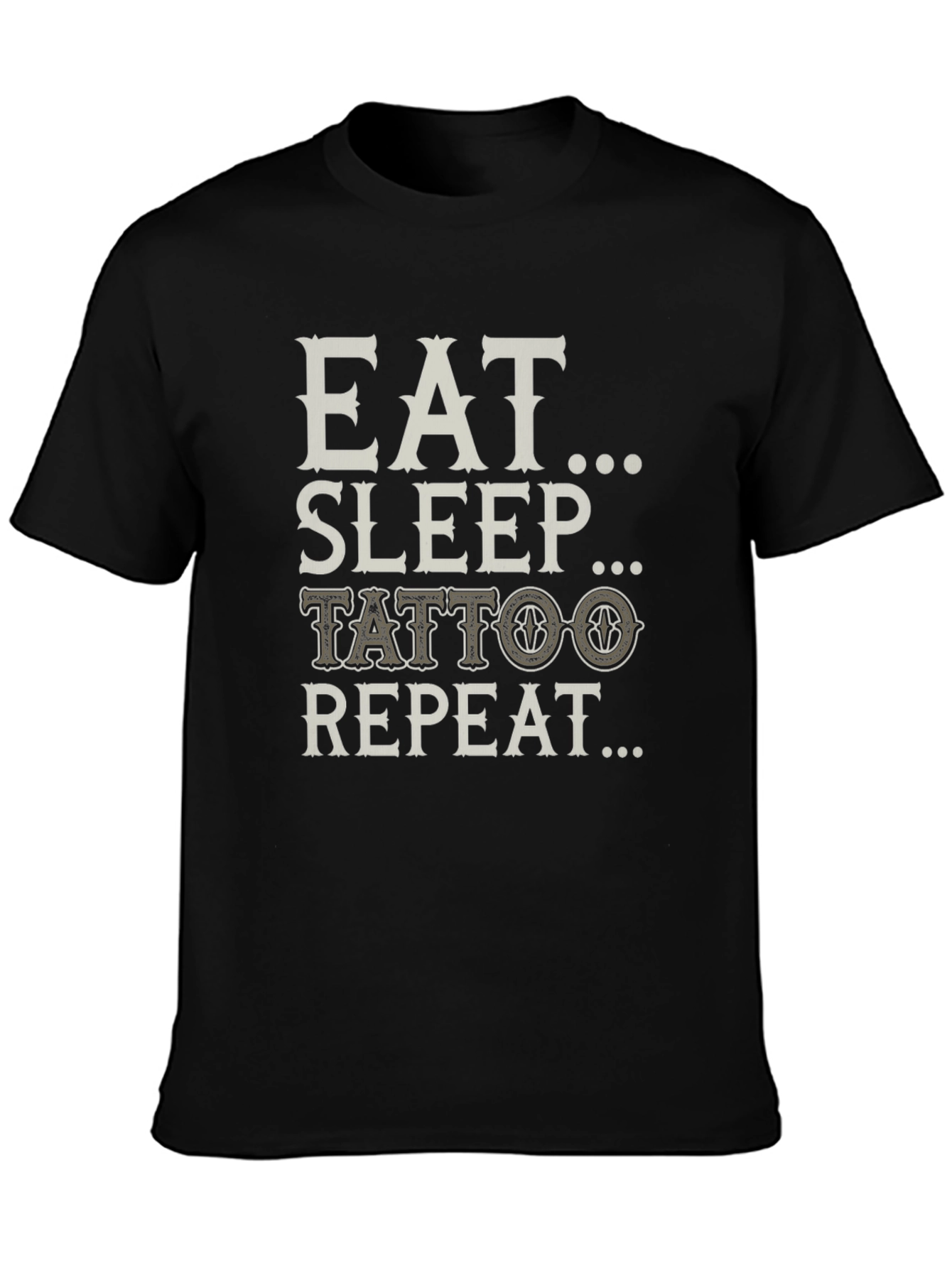 Eat Sleep Tattoo Repeat Graphic Tee