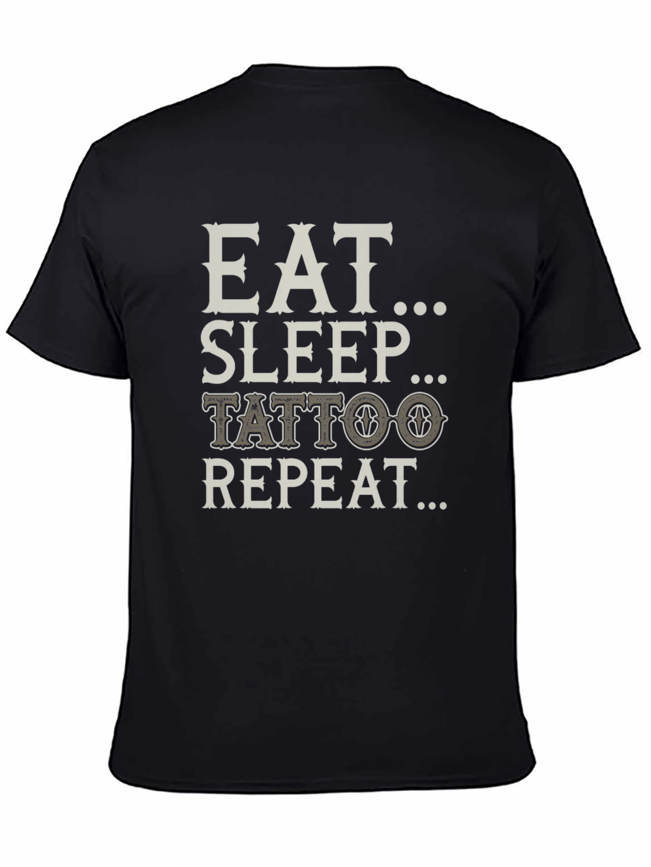 Eat Sleep Tattoo Repeat Graphic Tee