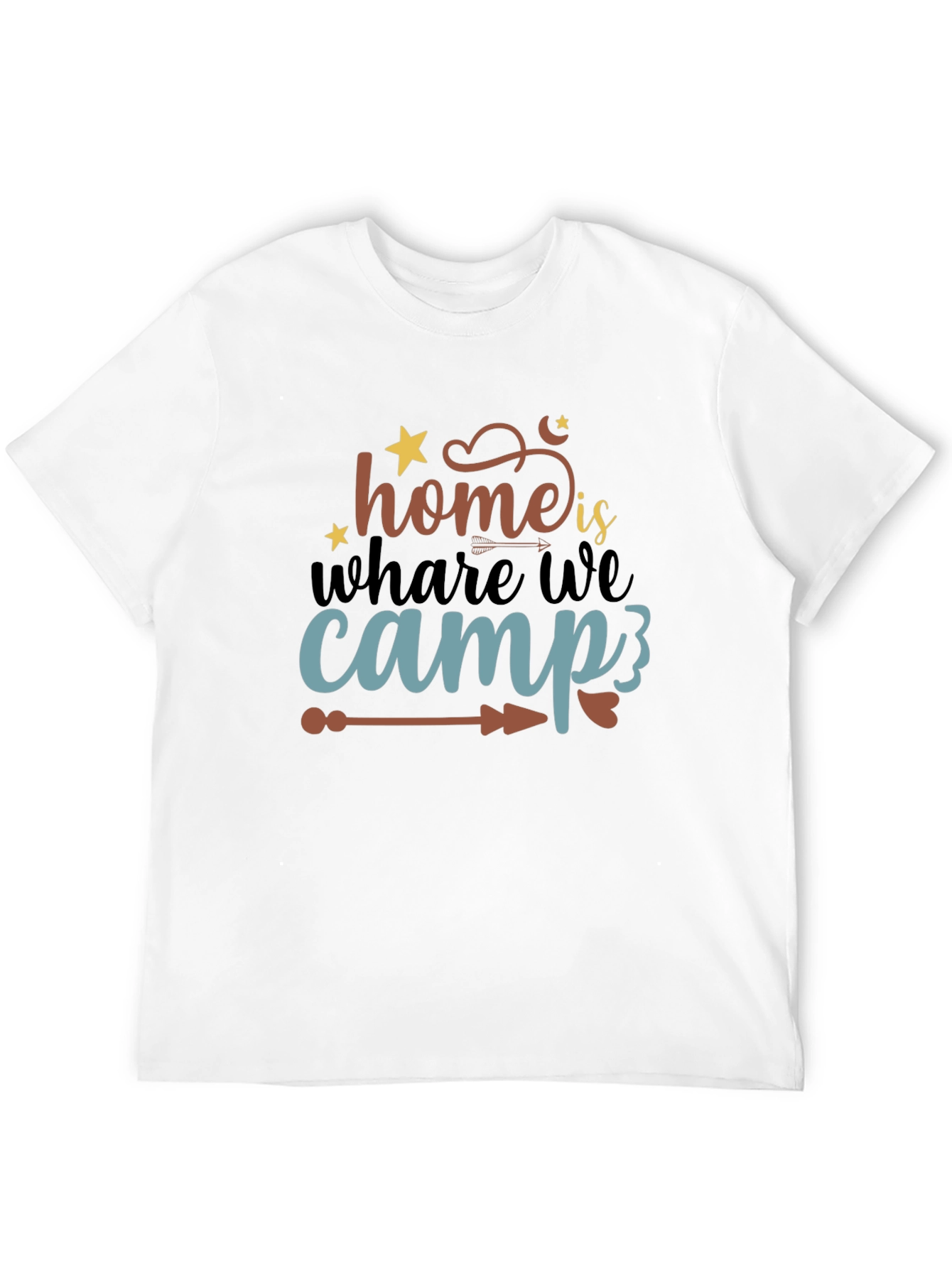 Home Is Where We Camp Graphic Tee