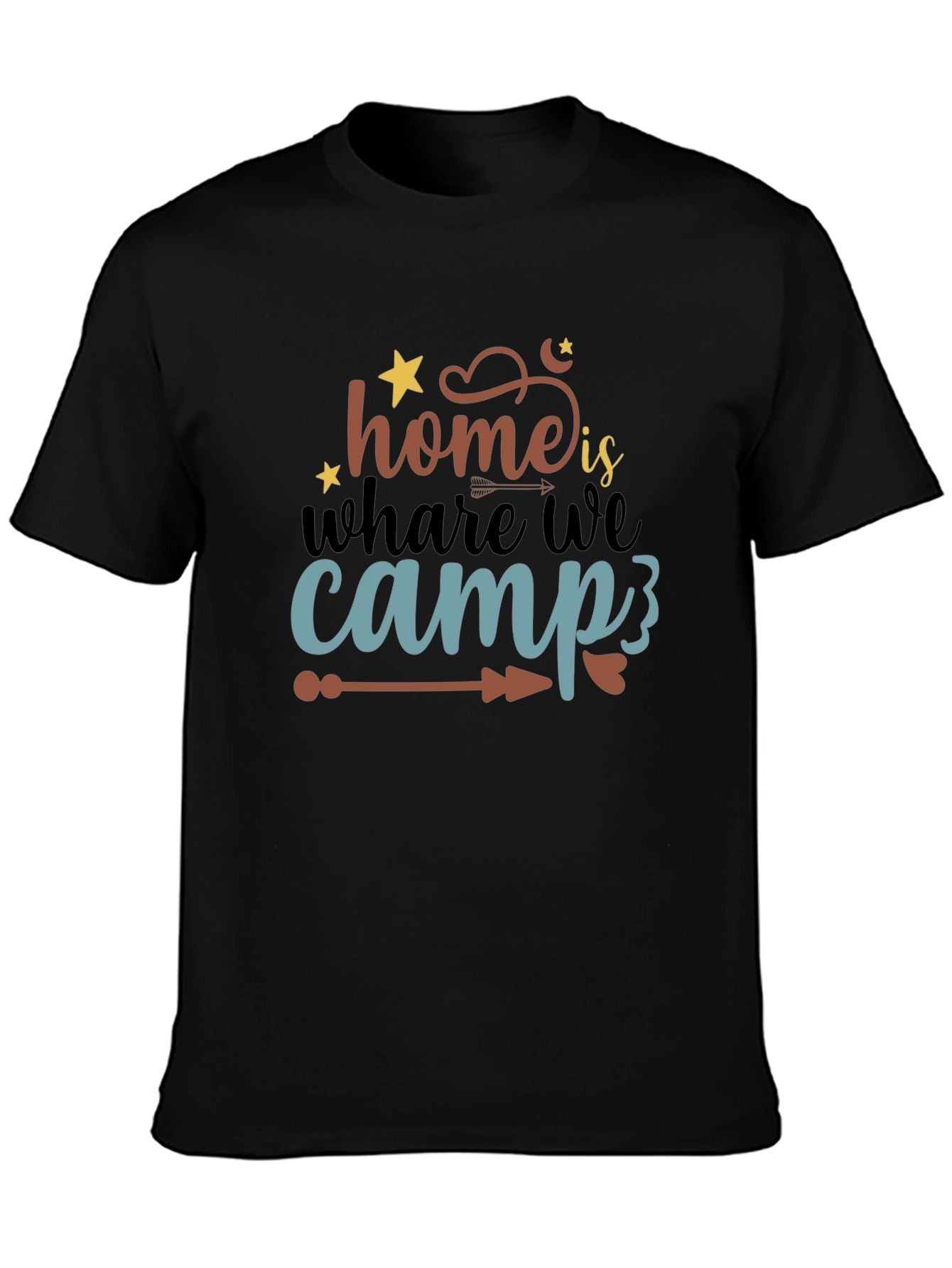Home Is Where We Camp Graphic Tee