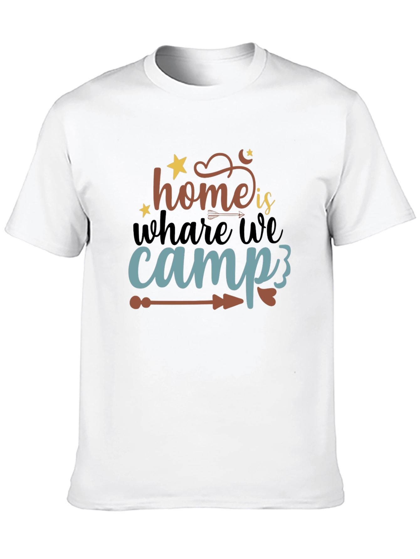Home Is Where We Camp Graphic Tee