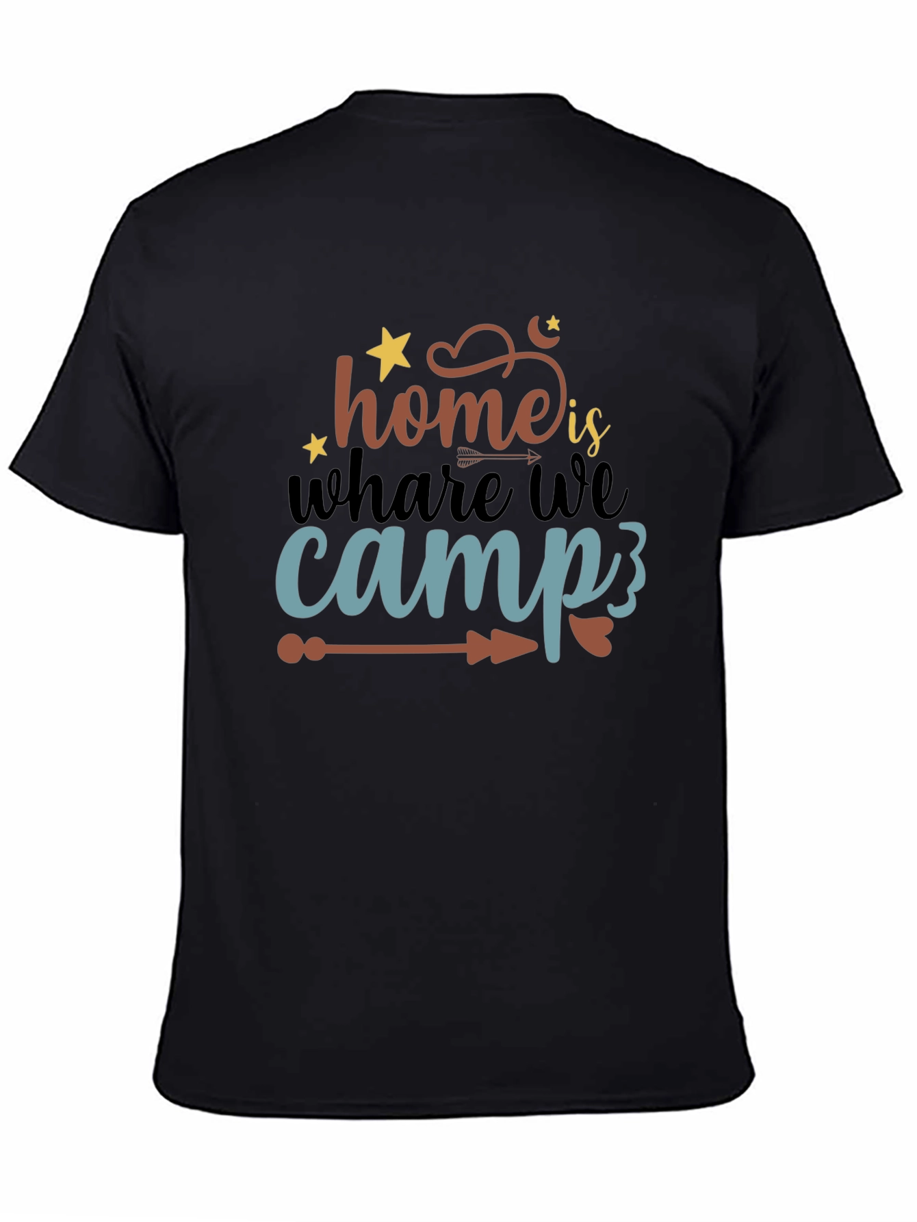 Home Is Where We Camp Graphic Tee