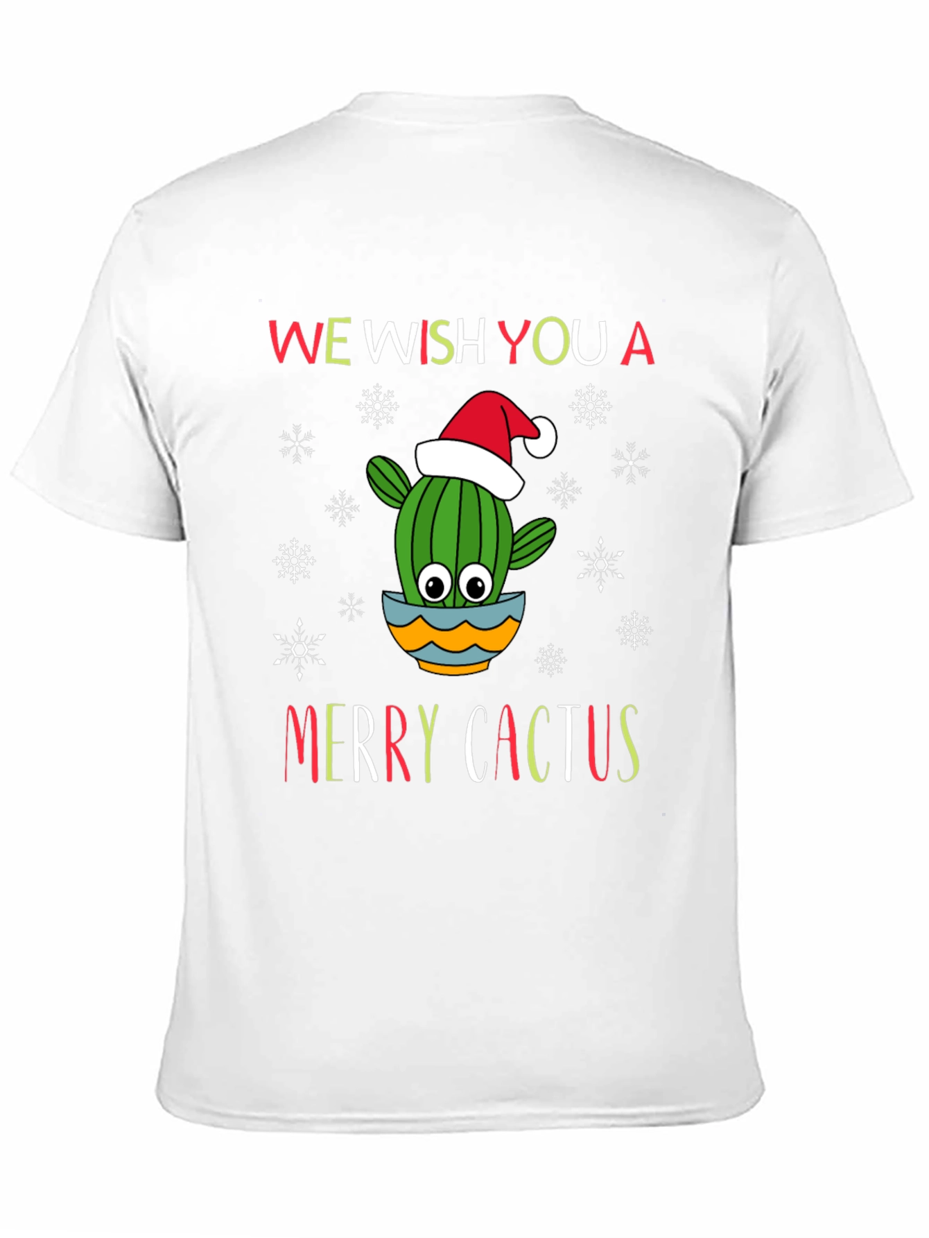 Merry Cactus Christmas Holiday T-Shirt