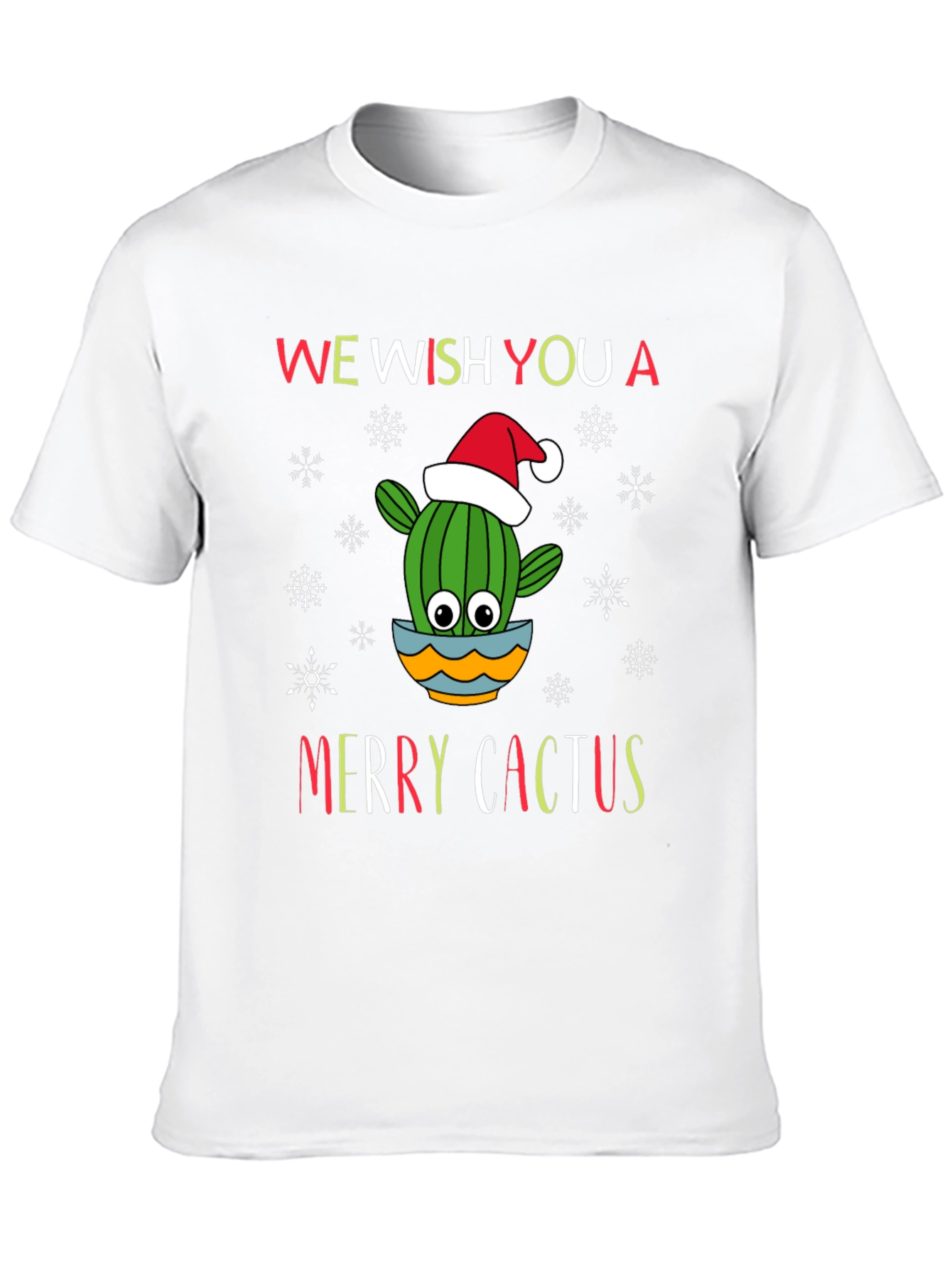Merry Cactus Christmas Holiday T-Shirt