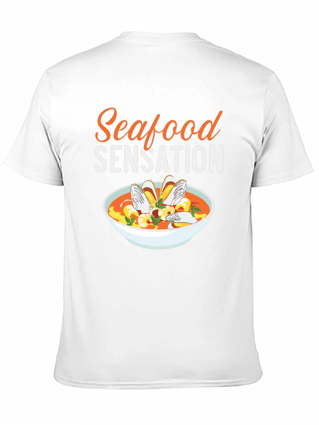 Seafood Sensation Graphic Tee - Food Lovers T-Shirt