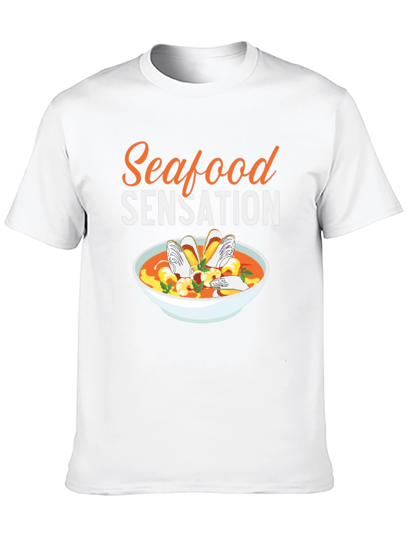 Seafood Sensation Graphic Tee - Food Lovers T-Shirt