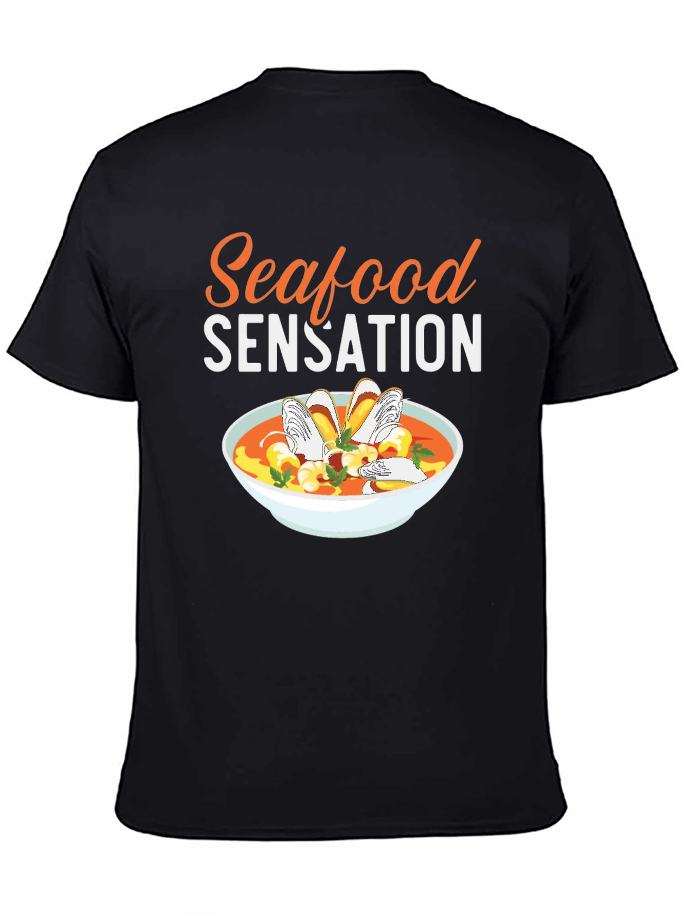 Seafood Sensation Graphic Tee - Food Lovers T-Shirt