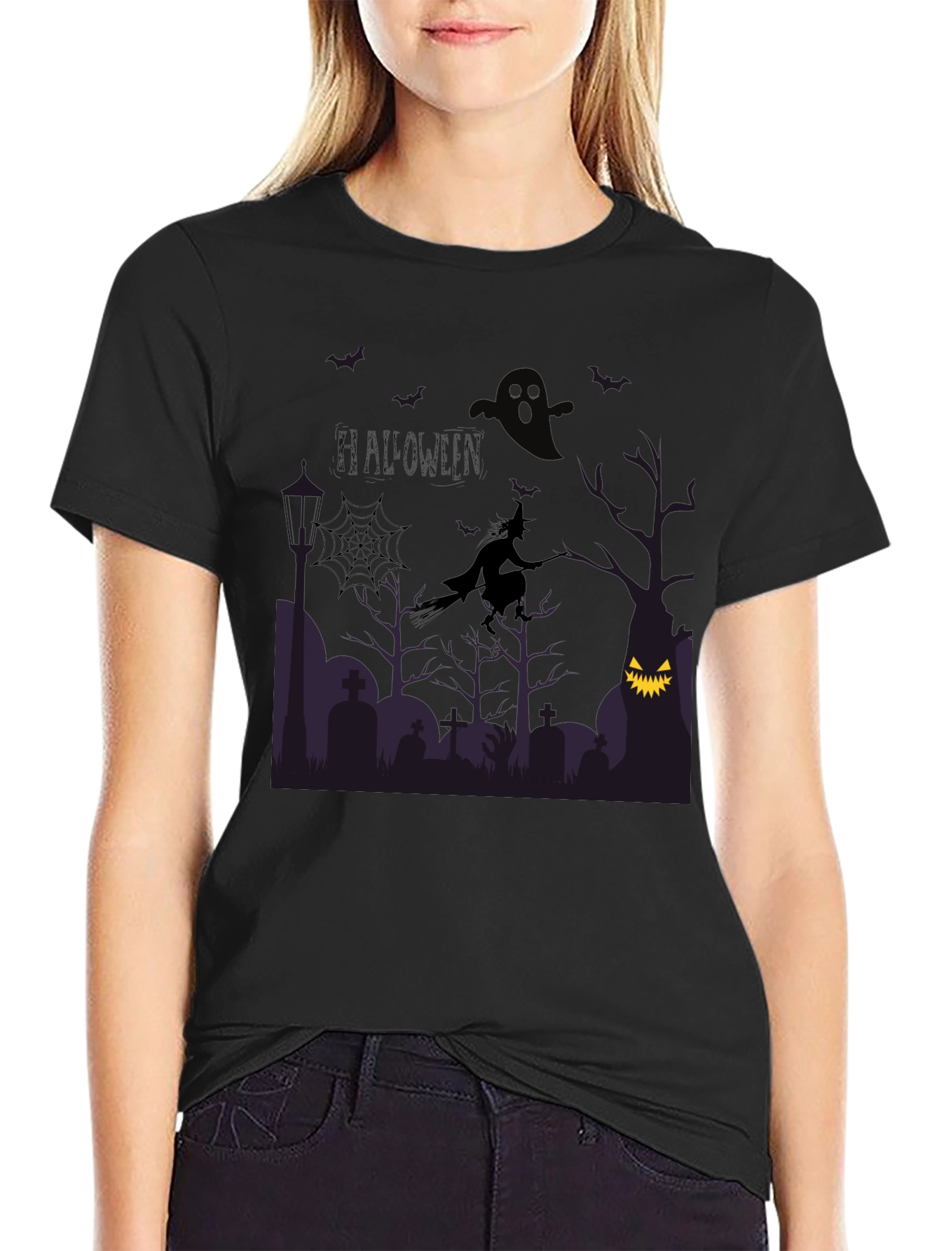 Halloween Witch T-Shirt - Spooky Season Apparel