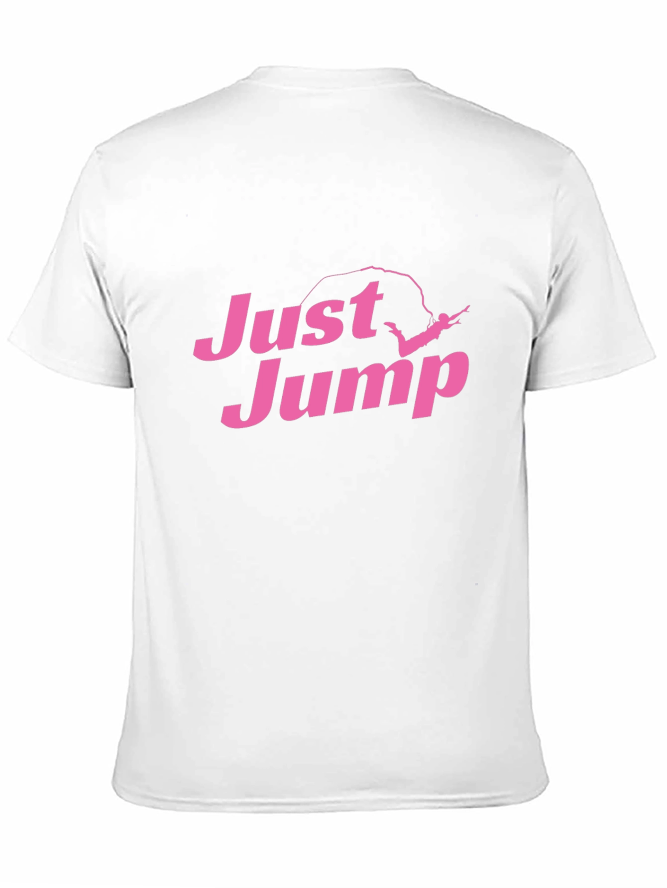 Just Jump Graphic Tee - Black Cotton Blend