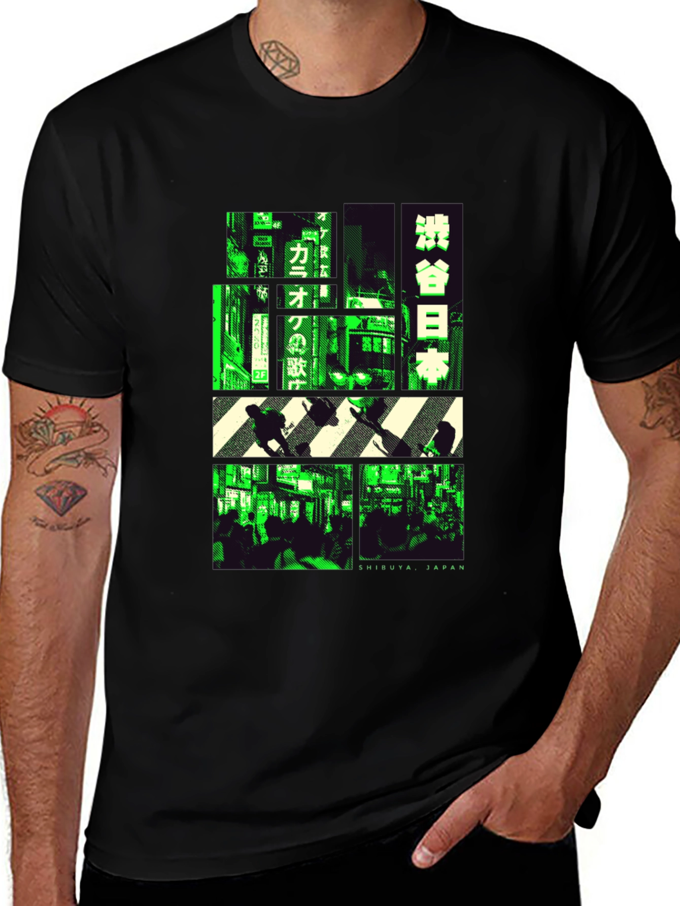 Shibuya Japan T-Shirt Graphic Tee