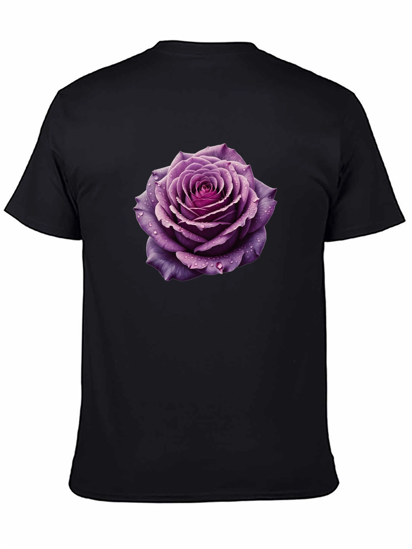 Purple Rose Graphic Tee