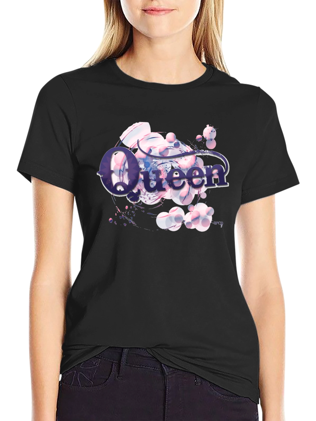 Queen Graphic T-Shirt - Black - Unisex