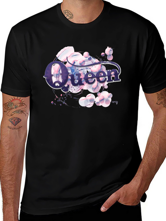 Queen Graphic T-Shirt - Black - Unisex