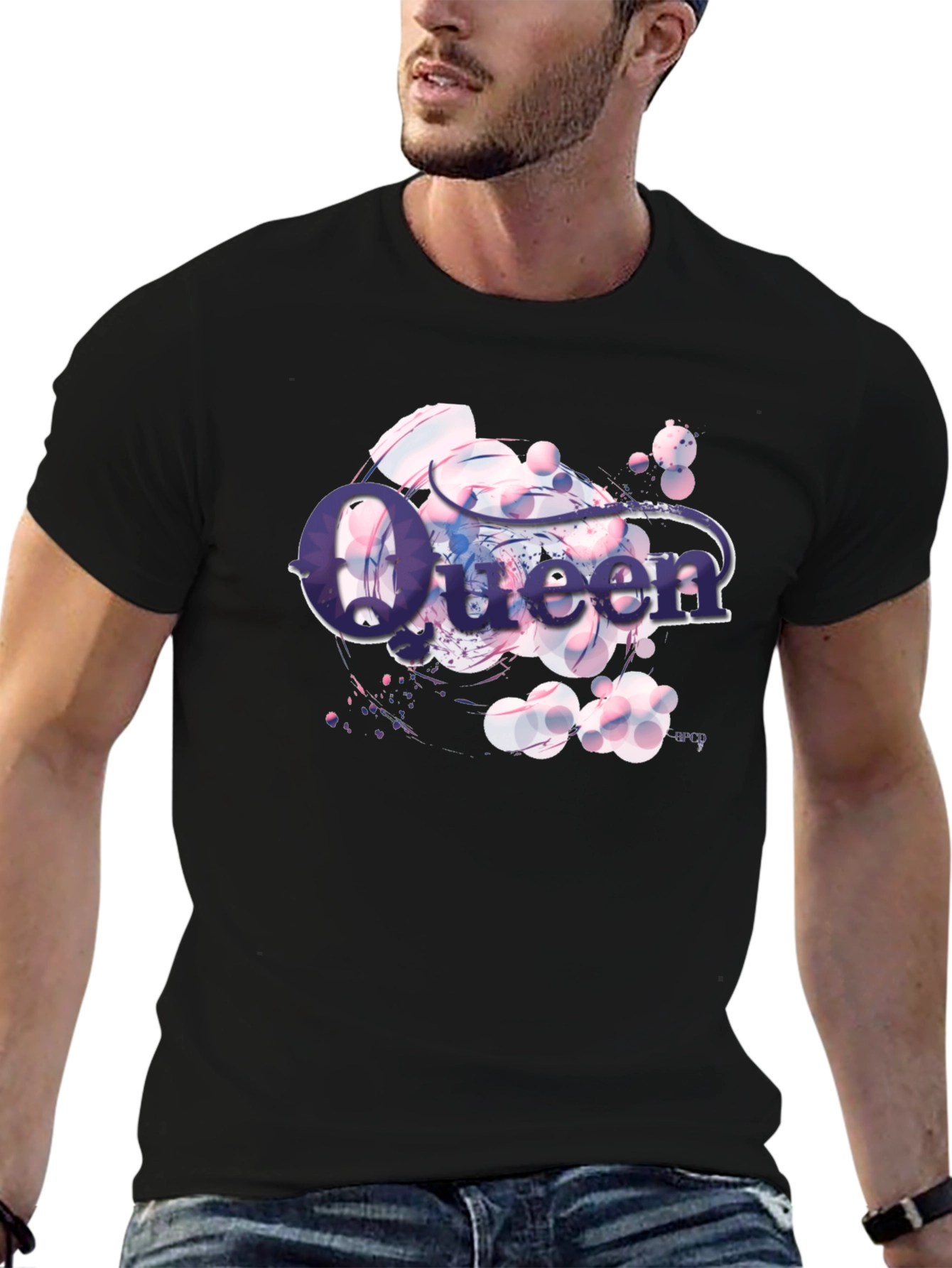 Queen Graphic T-Shirt - Black - Unisex