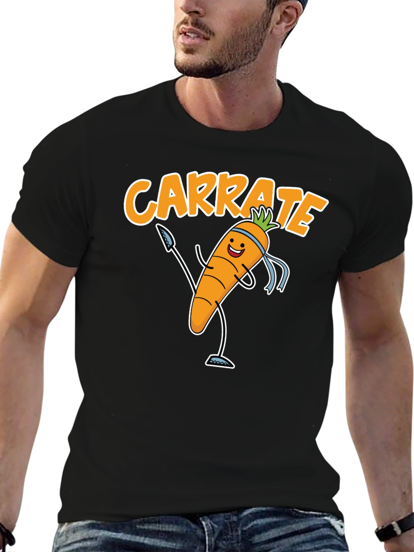 Carrate T-Shirt - Funny Carrot Karate Tee