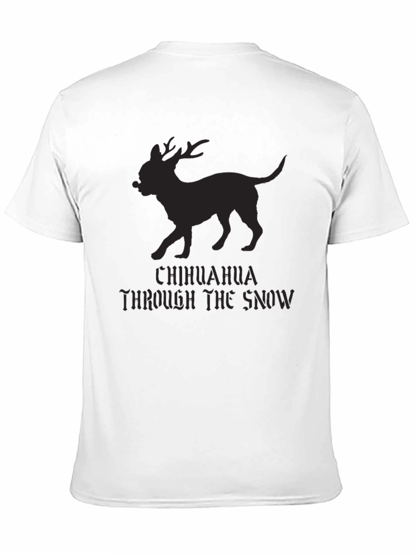 Chihuahua Through the Snow Novelty T-Shirt