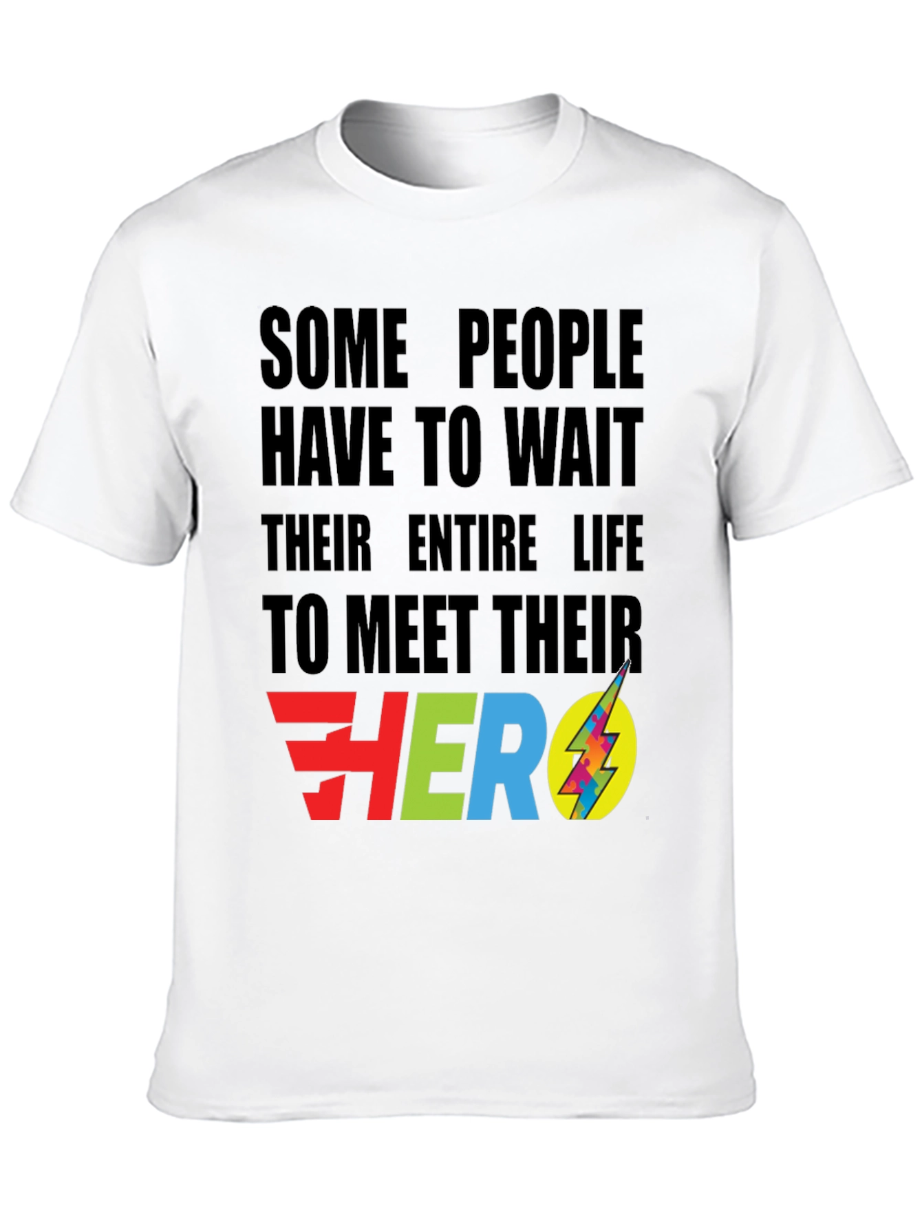 Meet Your Hero Black Graphic Tee