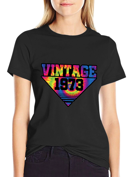 Vintage 1973 Tie Dye Graphic Tee