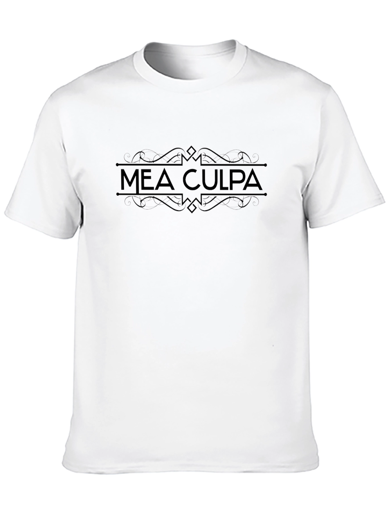 Mea Culpa Graphic Tee - Black