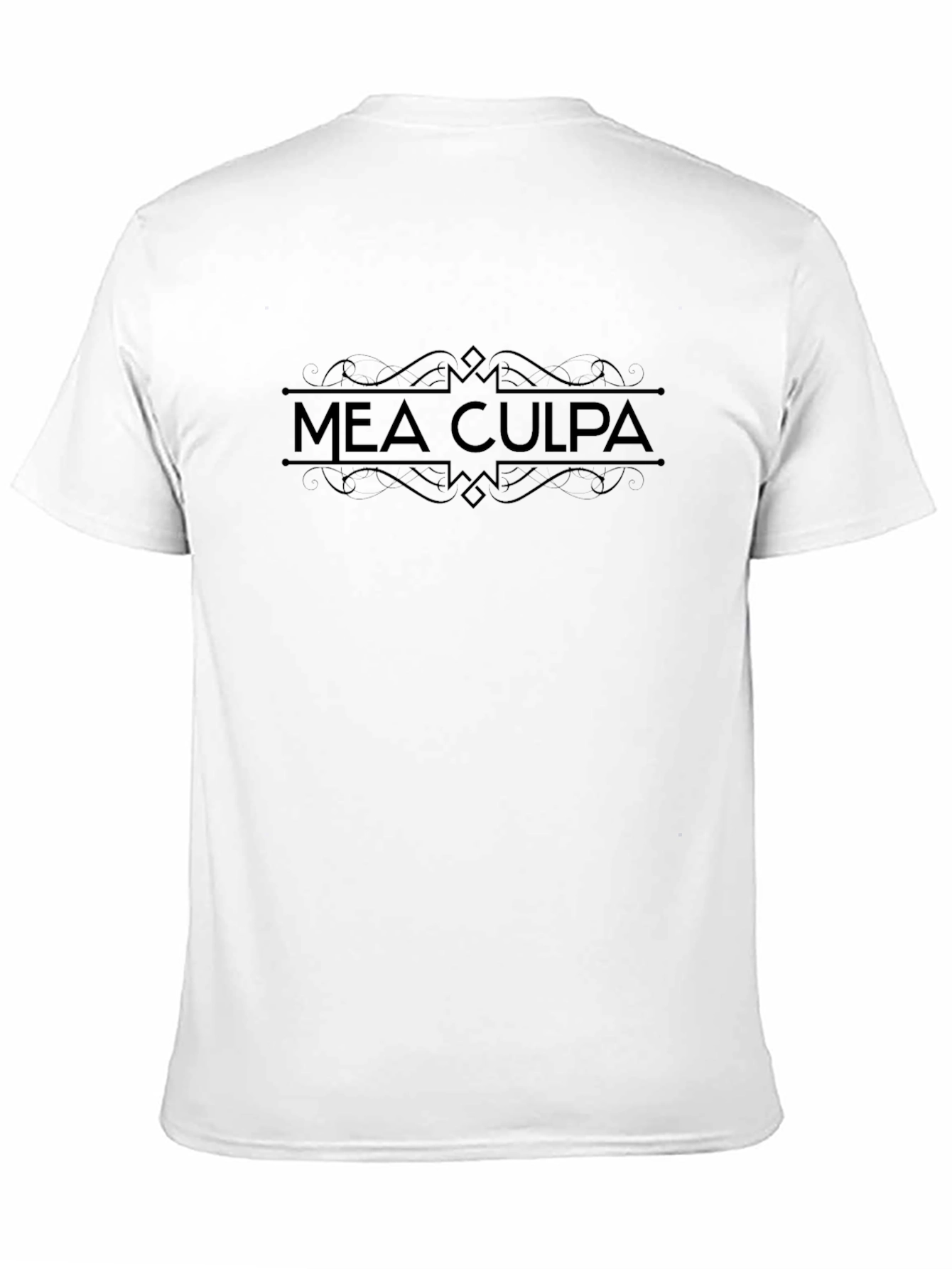 Mea Culpa Graphic Tee - Black